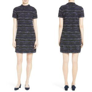 Kate Spade, Tweed Texture Knit Dress, Purple, L